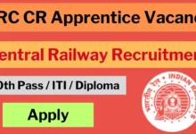 Railway Recruitment Cell (RRC) Apprentice Jobs Notification 2025 for 1154 Posts - Apply Now