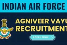 Indian Air Force Agniveer Vayu Recruitment 2025 Notification | Online Form - 3000+ Posts